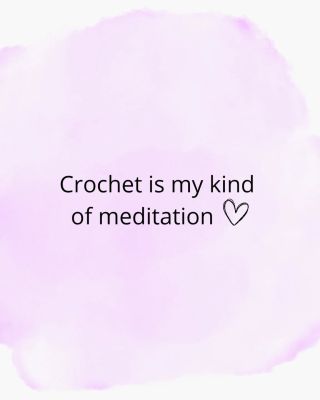 No words needed... 🤍 #meditation #crochet #love #handmade
